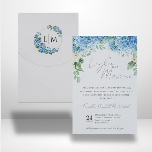 Bleu Floral
