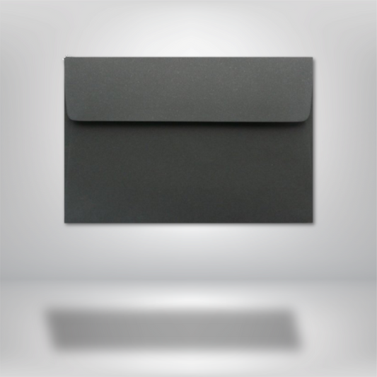 Enveloppe noir mat (13 x 18 cm)